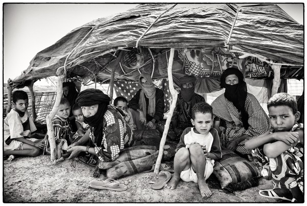 Réfugiés Touaregs du camp de Mentao Sud.